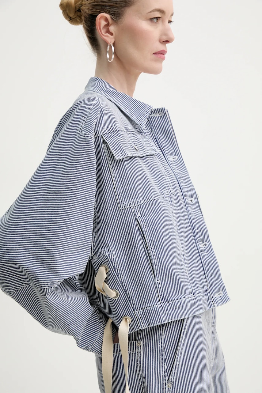 MUNTHE geacă de blugi din bumbac FAMKE de tranzitie, 251150025106