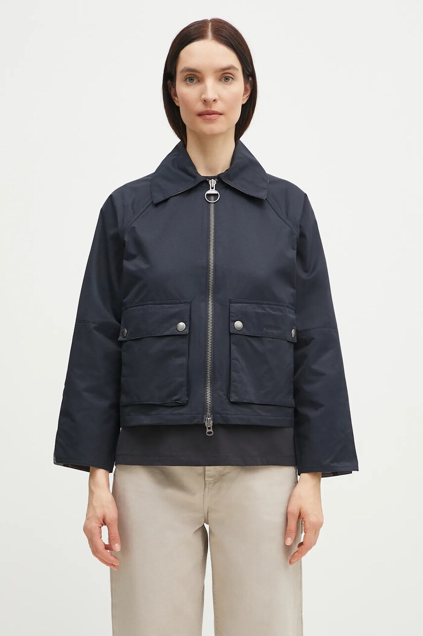 Barbour Barbour Tilda Casual Jacket culoarea albastru marin, de tranzitie, LCA0357
