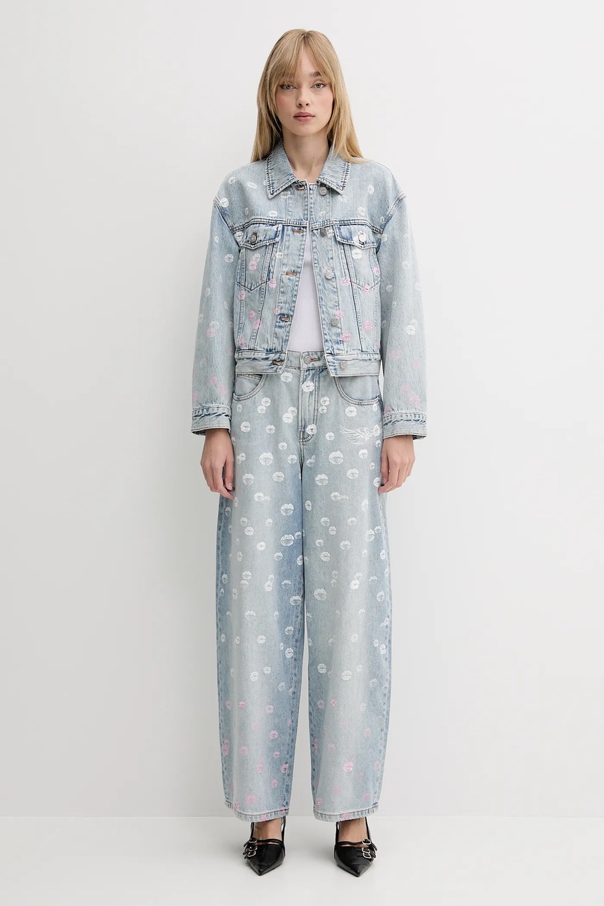 Τζιν μπουφάν Miss Sixty χρώμα: μπλε, 6S1WJ00800 φωτογραφία