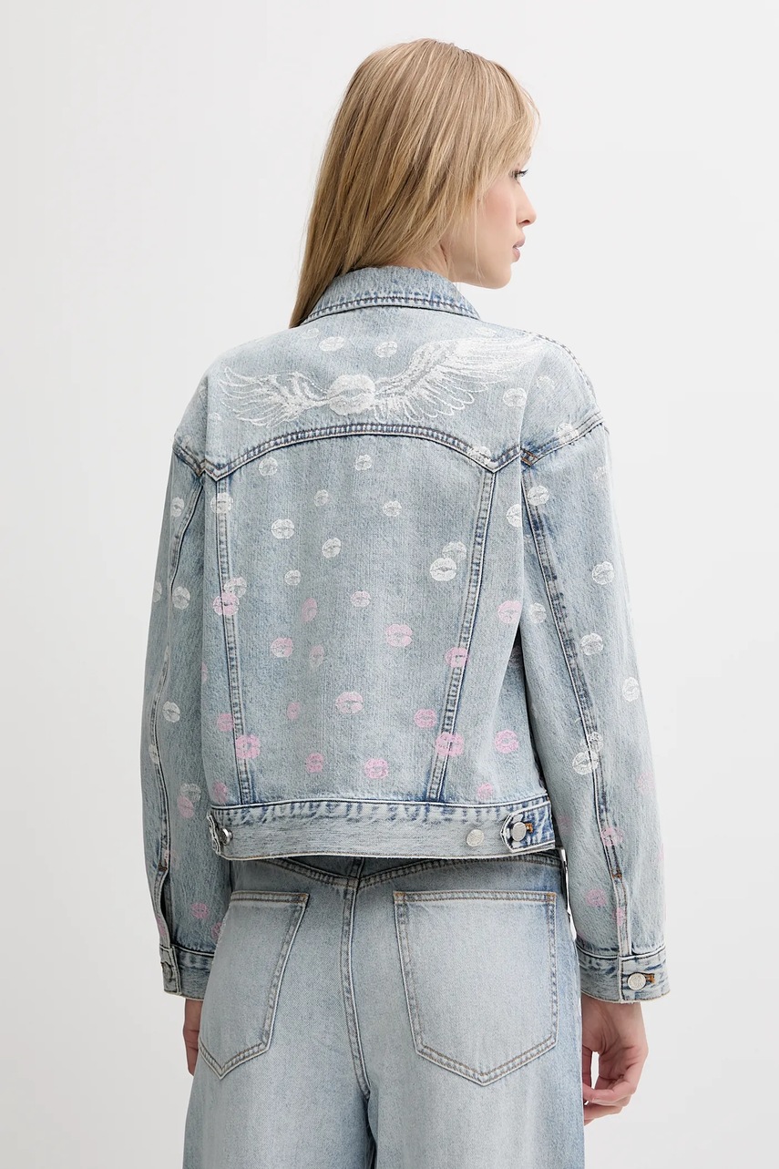 Τζιν μπουφάν Miss Sixty χρώμα: μπλε, 6S1WJ00800 φωτογραφία