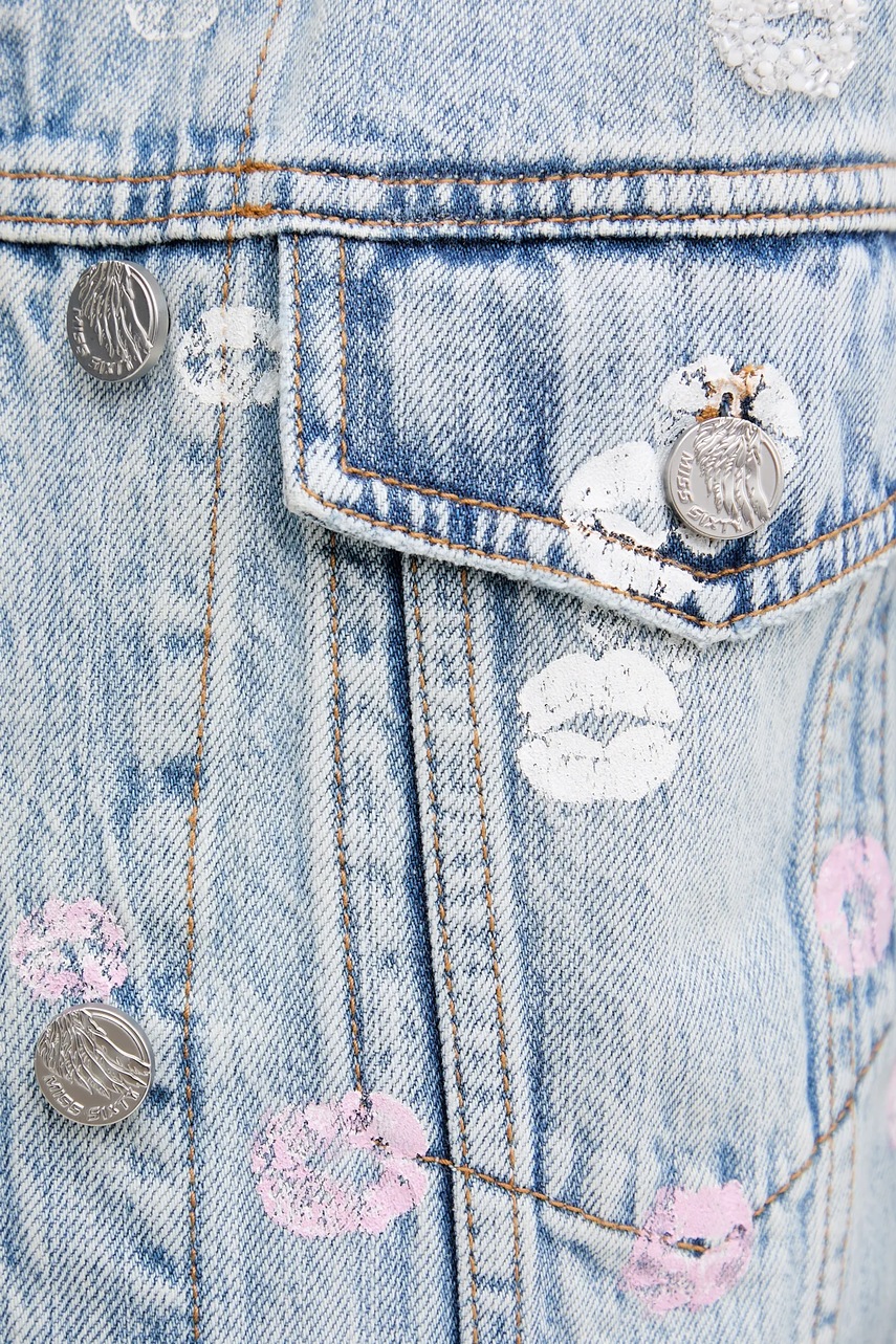 Τζιν μπουφάν Miss Sixty χρώμα: μπλε, 6S1WJ00800 φωτογραφία