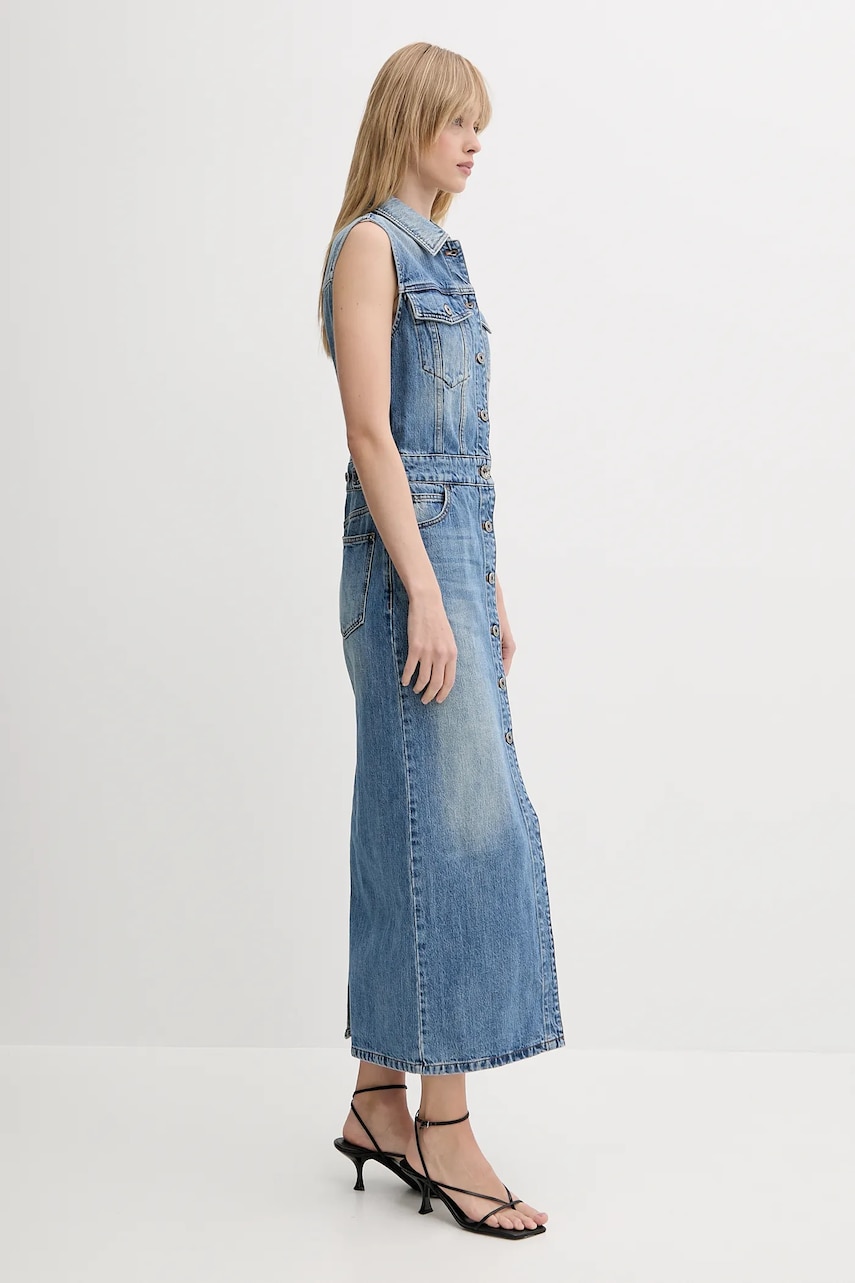 Джинсовое платье Miss Sixty maxi прямое 6S2WJ15500 Джинсовое платье Miss Sixty maxi прямое 6S2WJ15500