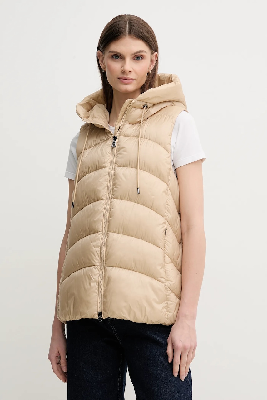 Geox vesta BLEYZE femei, culoarea bej, de iarna, W5528C T3146