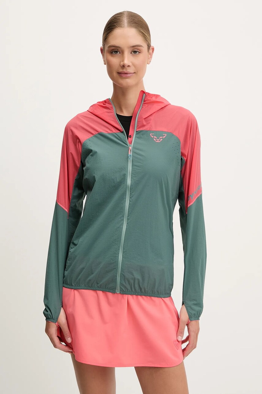 Dynafit windbreaker Alpine culoarea verde, 08.0000071909