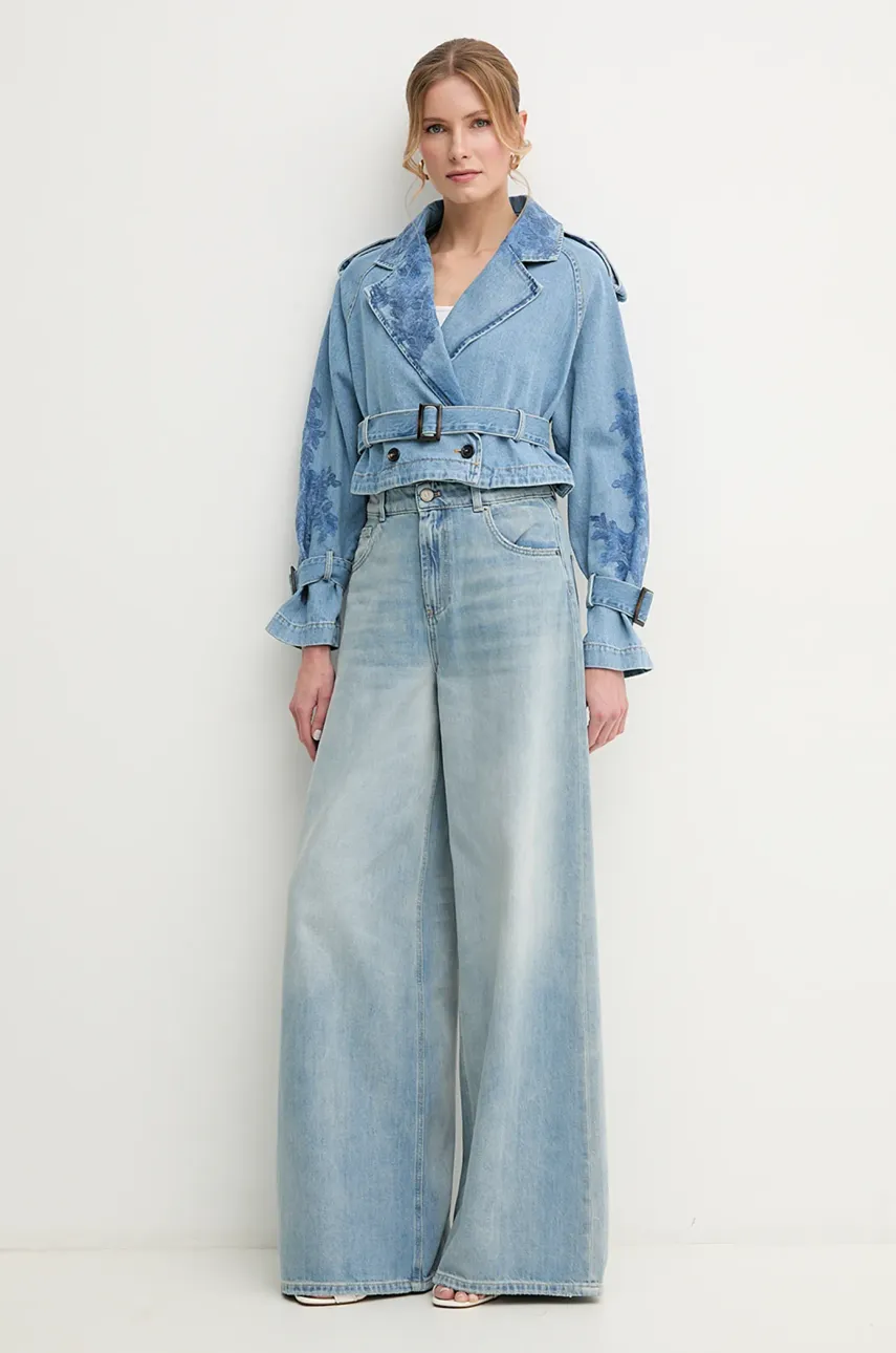 Джинсовая куртка Ermanno Scervino переходная 56TD002EI4 Джинсовая куртка Ermanno Scervino переходная 56TD002EI4