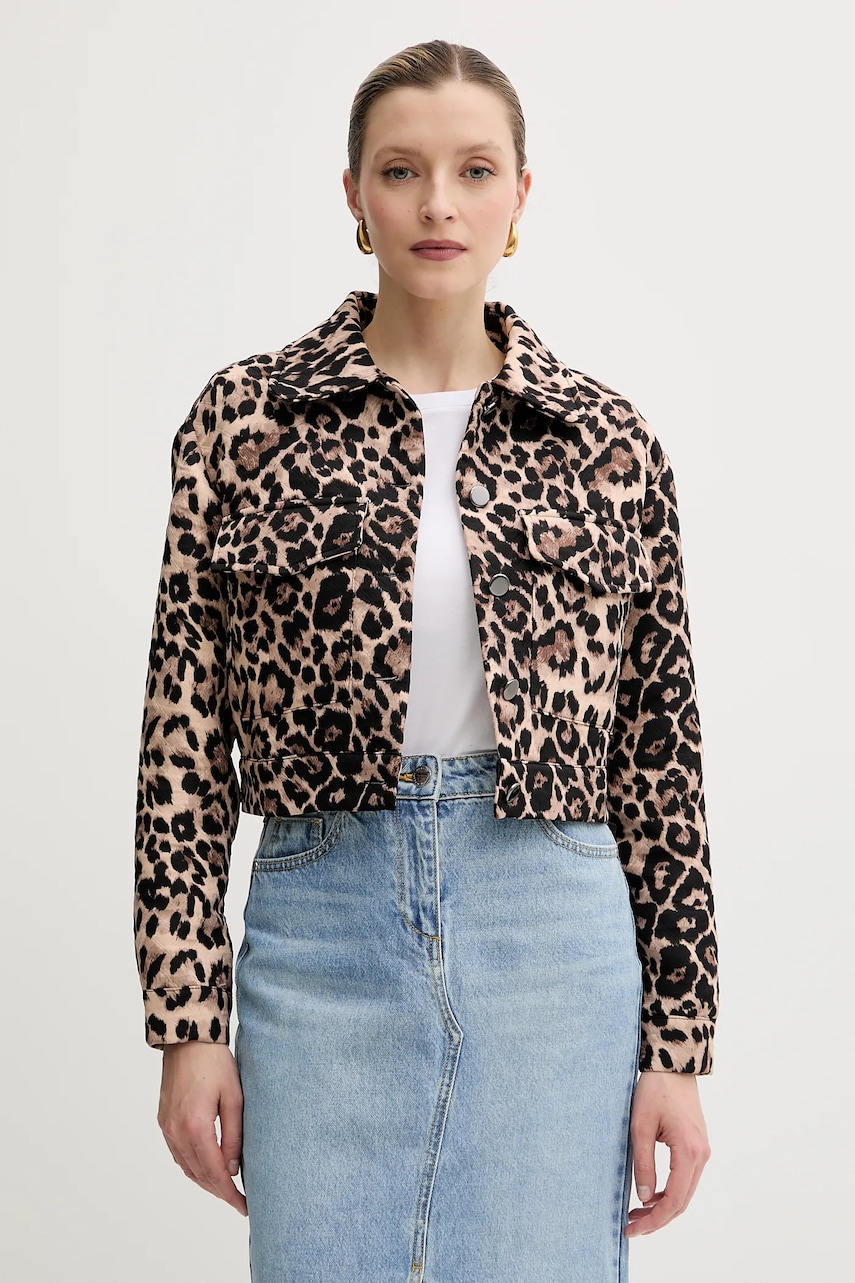 Morgan geaca VSPRING culoarea bej, de tranzitie, VSPRING