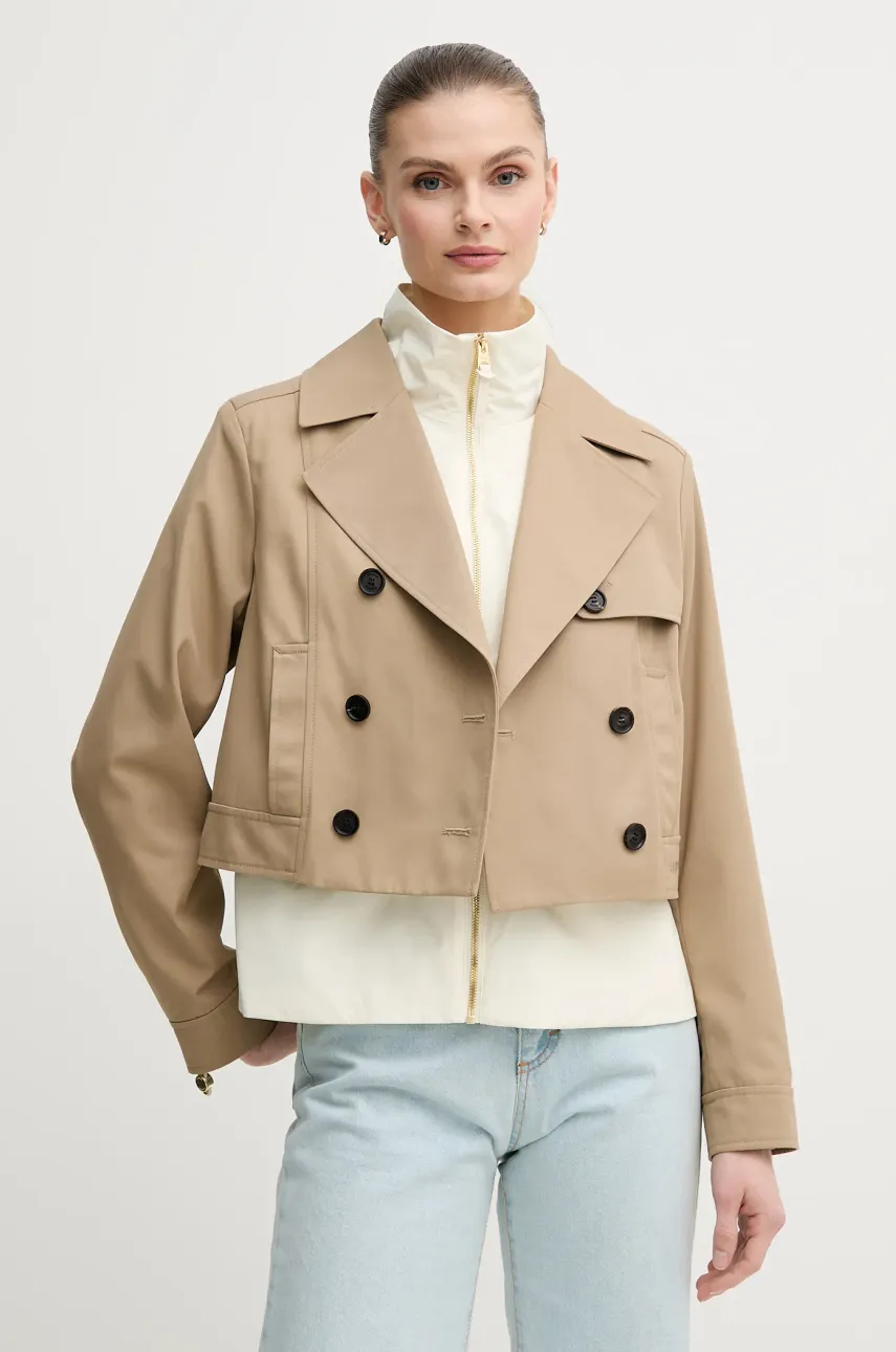 Krátký trenčkot MACKAGE béžová barva, ALINE.CO
