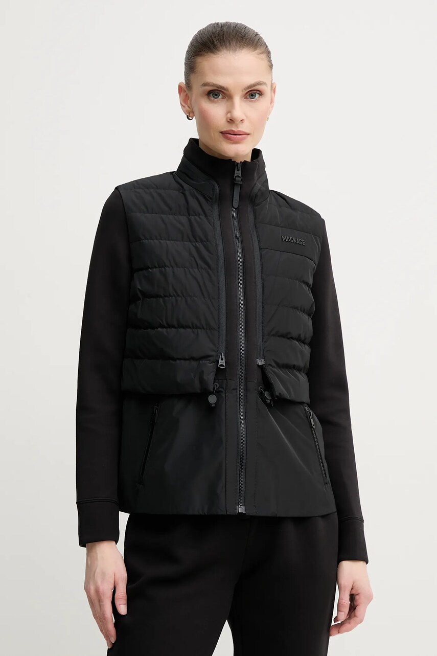 MACKAGE geaca culoarea negru, de tranzitie, PRISCILLA