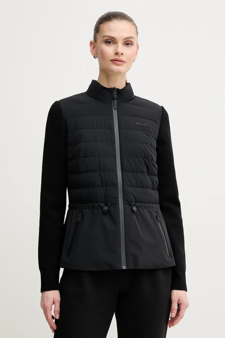 MACKAGE jacheta de puf din amestec de lana culoarea negru, de tranzitie, LAIKA.Z MACKAGE jacheta de puf din amestec de lana culoarea negru, de tranzitie, LAIKA.Z