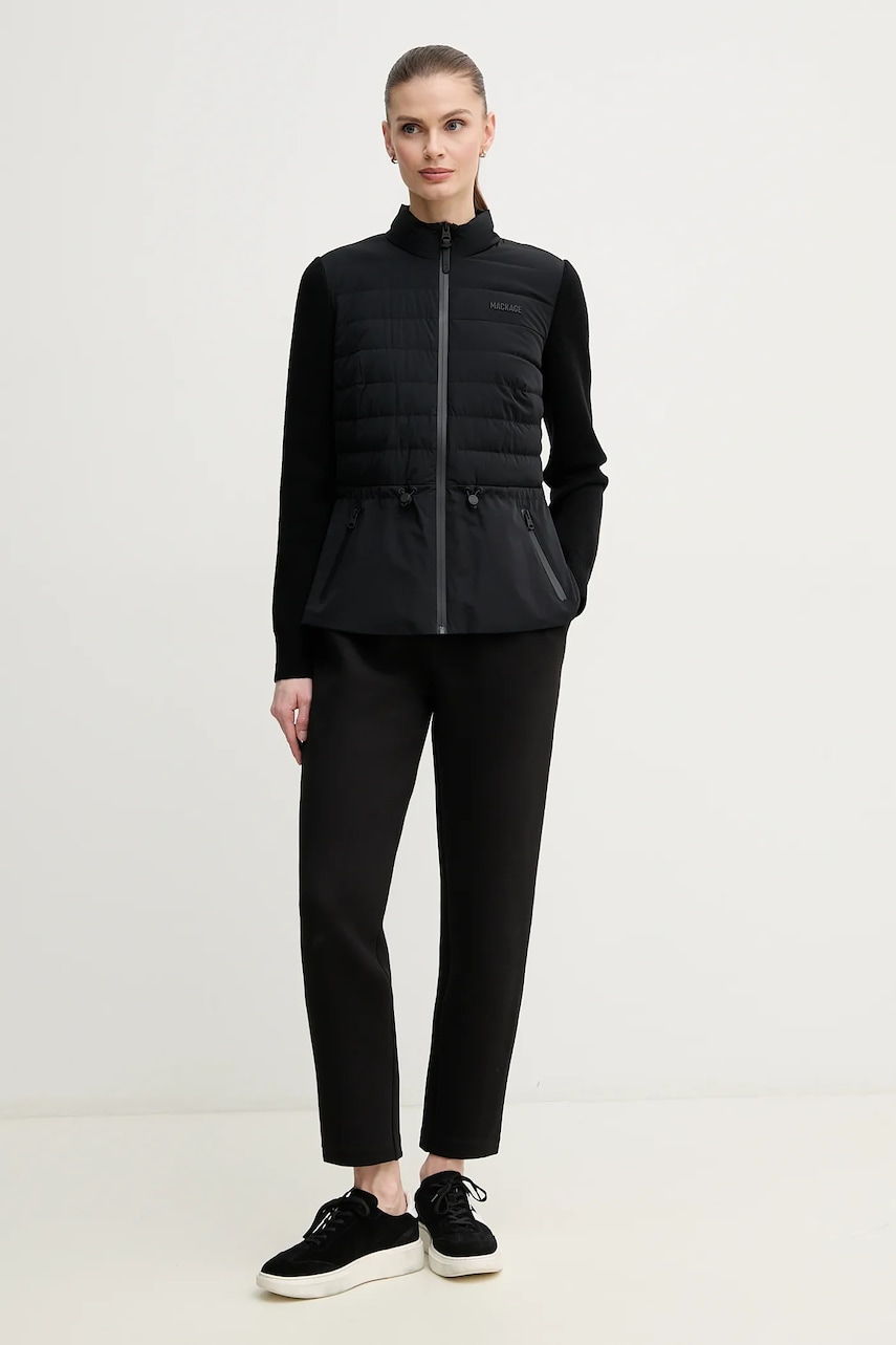 Пуховая куртка с примесью шерсти MACKAGE цвет чёрный переходная LAIKA.Z Пуховая куртка с примесью шерсти MACKAGE цвет чёрный переходная LAIKA.Z