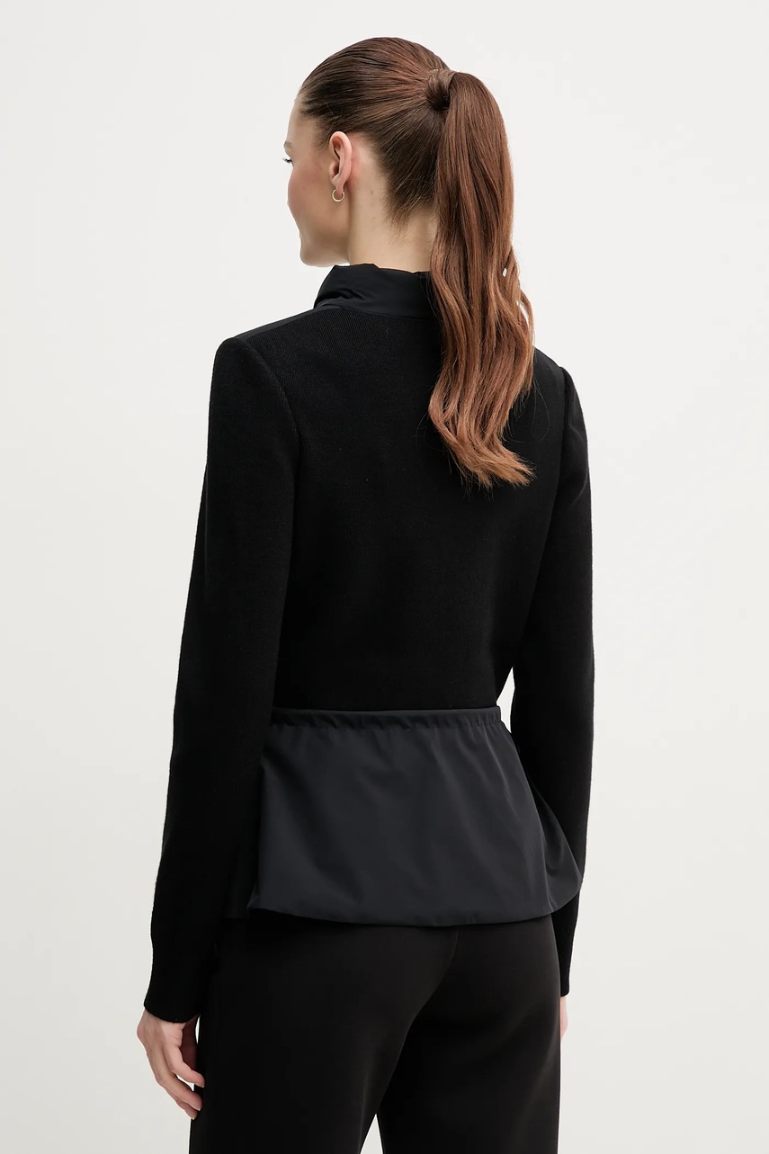 Πουκάμισο με μείγμα μαλλιού MACKAGE χρώμα: μαύρο, LAIKA.Z φωτογραφία