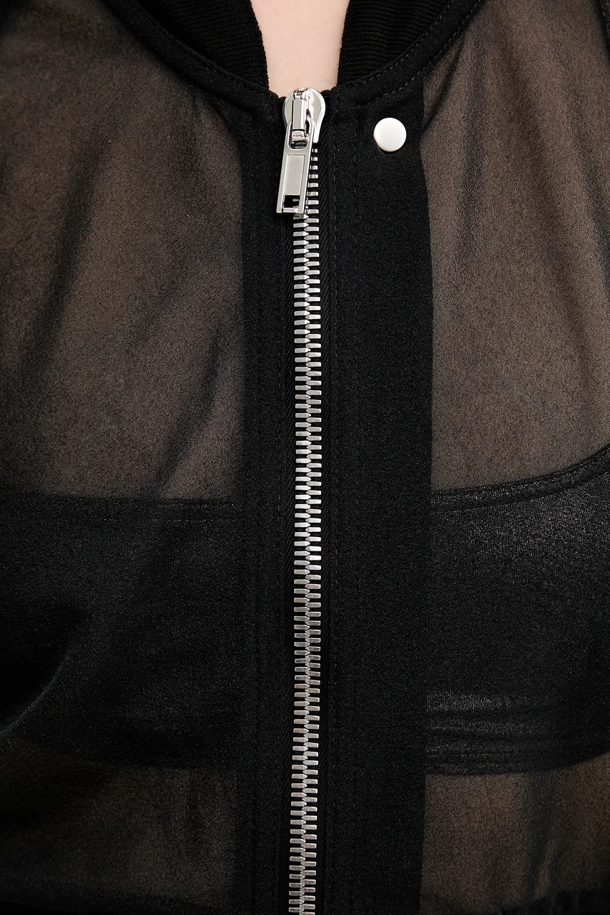 Μπουφάν Rick Owens Lilies χρώμα: μαύρο, LI01E4708OT φωτογραφία