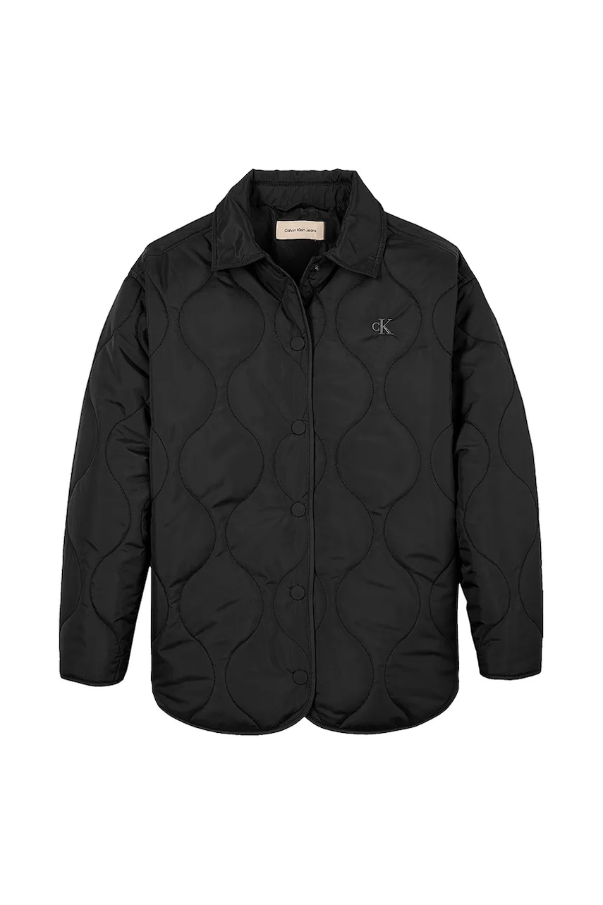 Детская куртка Calvin Klein Jeans цвет чёрный IG0IG02795 Детская куртка Calvin Klein Jeans цвет чёрный IG0IG02795