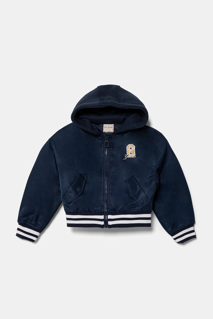 Детская куртка Guess цвет синий J5RL09 WGB90