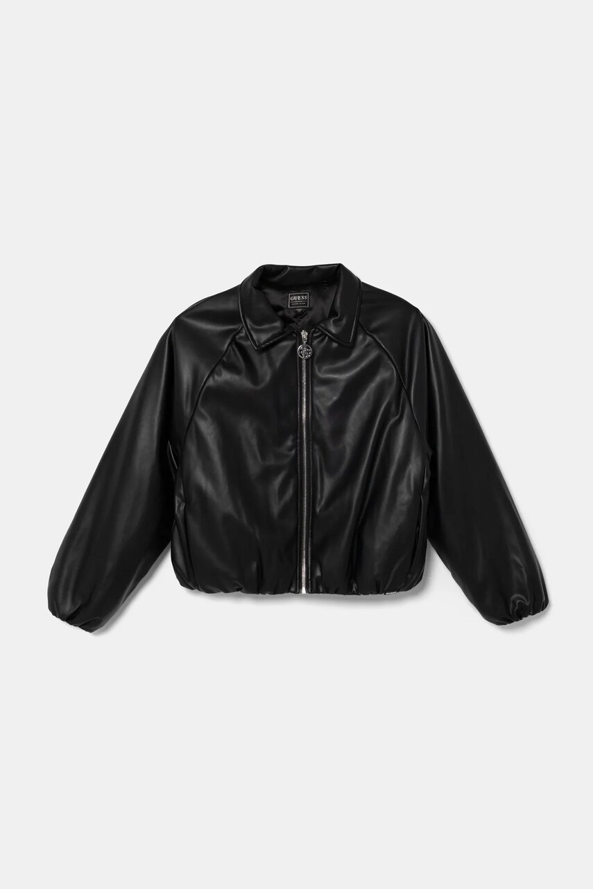 Levně Dětská bunda Guess černá barva, J5RL14 WFV60