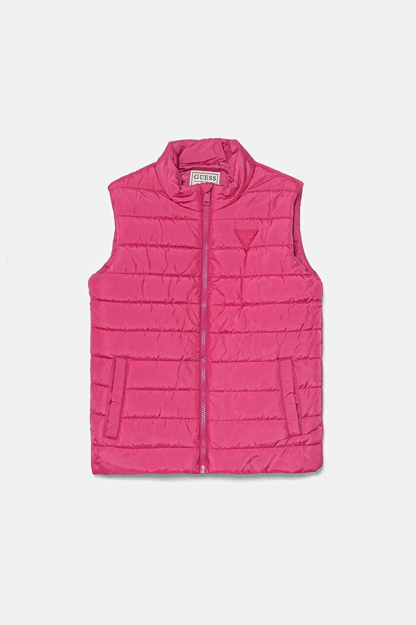 Levně Dětská vesta Guess růžová barva, H4YJ03 WCFM0