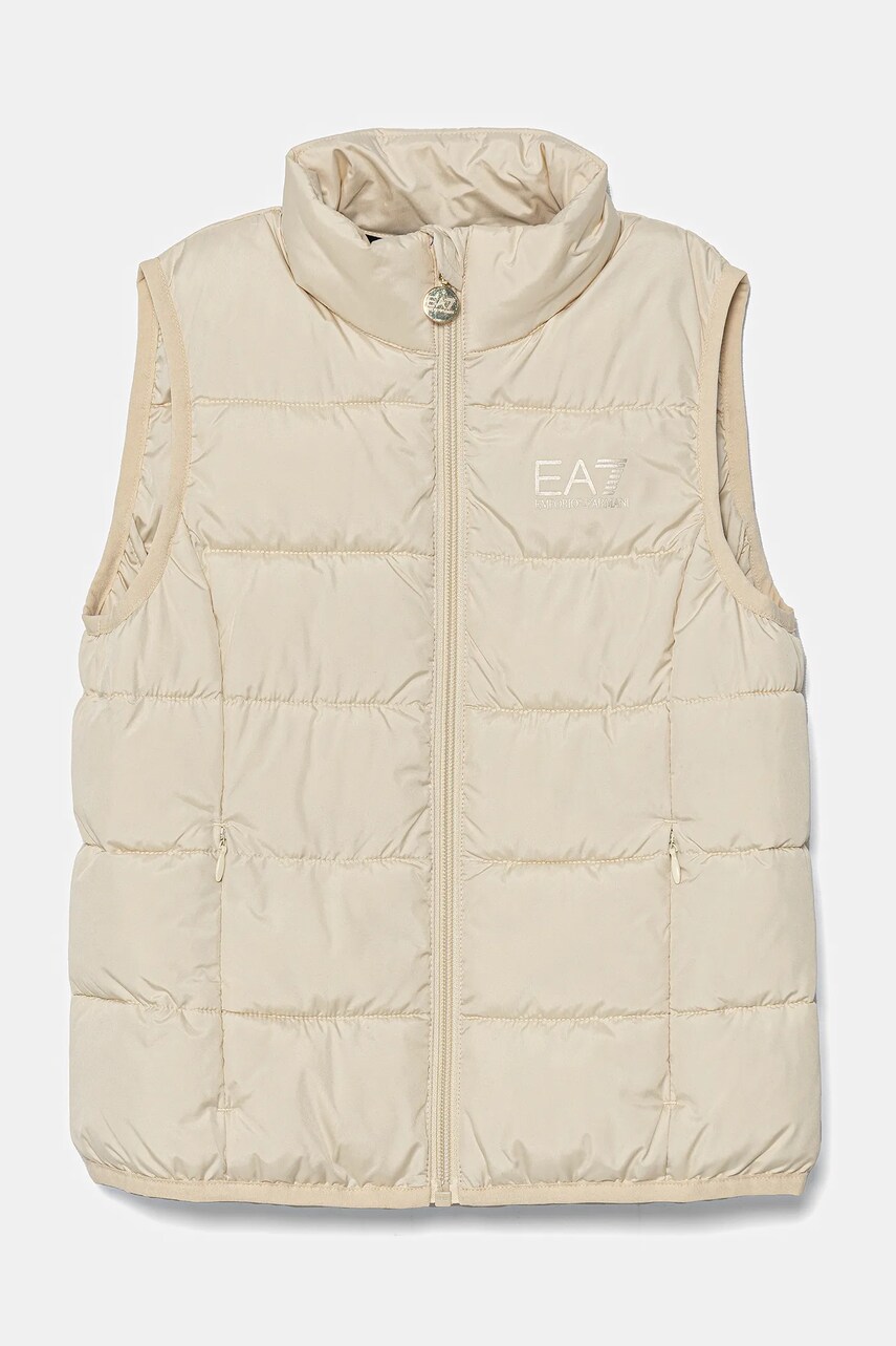 EA7 Emporio Armani vesta copii culoarea bej, 8NFQ08 FNF8Z