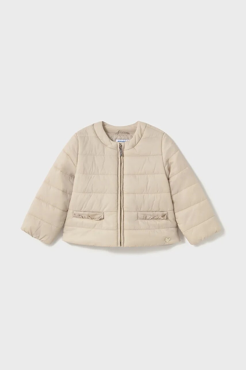Mayoral geaca copii soft culoarea bej, 1464