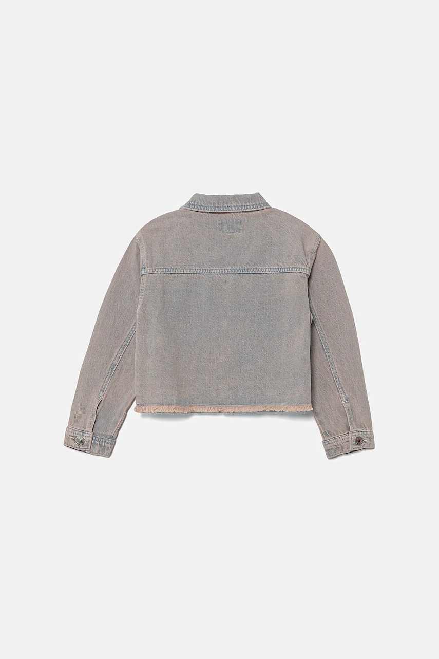 Детская джинсовая куртка Guess цвет фиолетовый J5GL00 D5NI0 Детская джинсовая куртка Guess цвет фиолетовый J5GL00 D5NI0