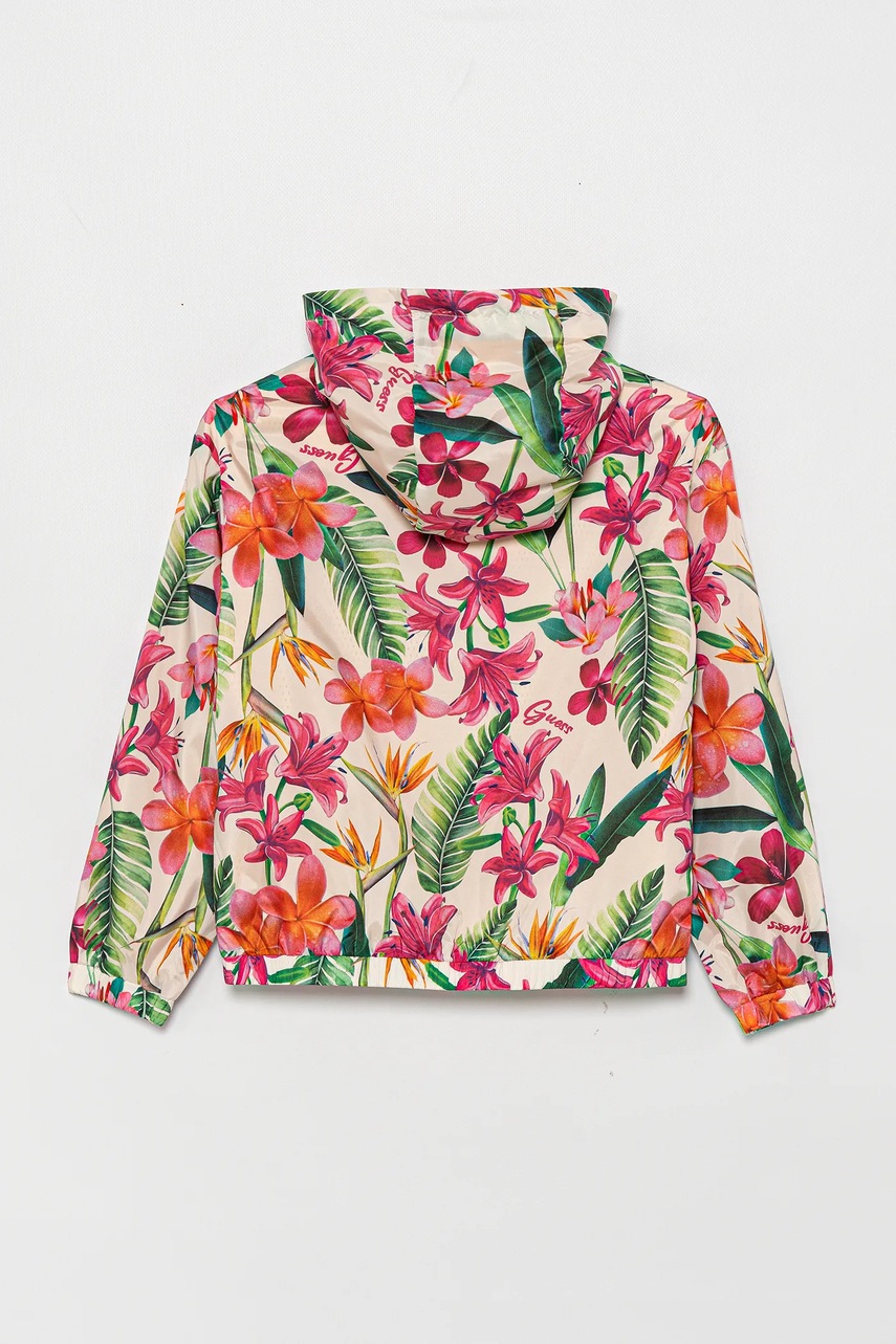 Детская куртка Guess цвет розовый K5GL02 WCFM0