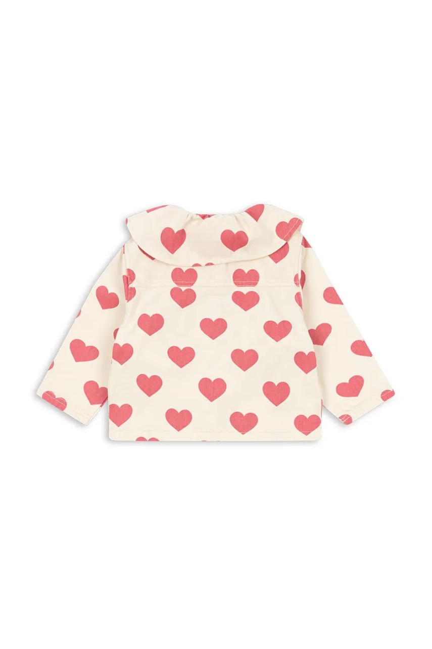 Детская куртка Konges Sløjd MAGOT COLLAR JACKET GOTS цвет бежевый KS103364