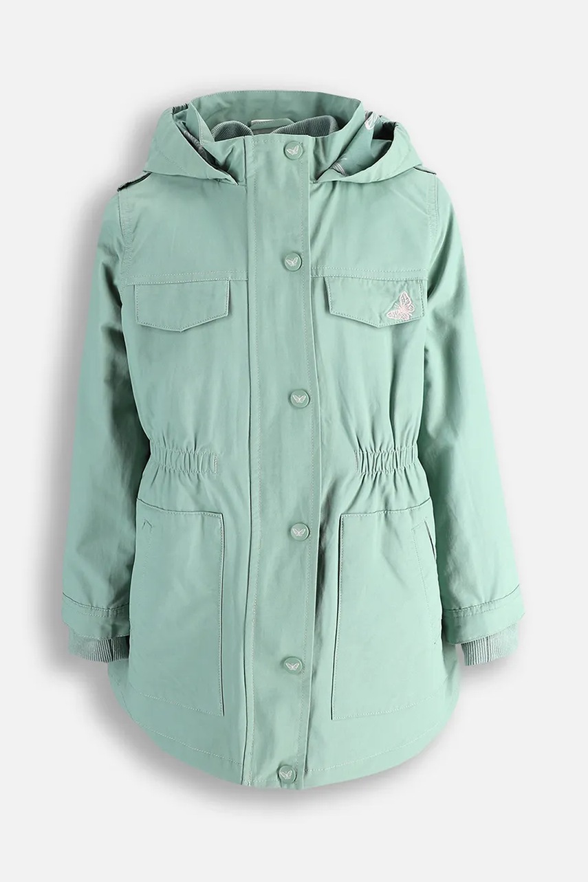 Детская парка Coccodrillo цвет зелёный OUTERWEAR GIRL KIDS в Ивано-Франковске Детская парка Coccodrillo цвет зелёный OUTERWEAR GIRL KIDS в Ивано-Франковске