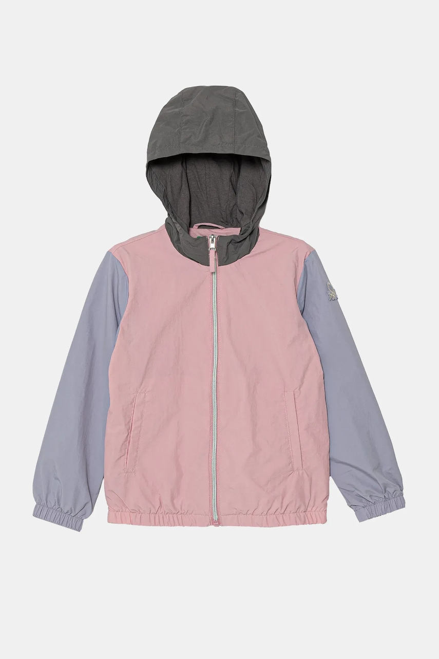 United Colors of Benetton geacă copii culoarea roz, 2IGGCN05Y