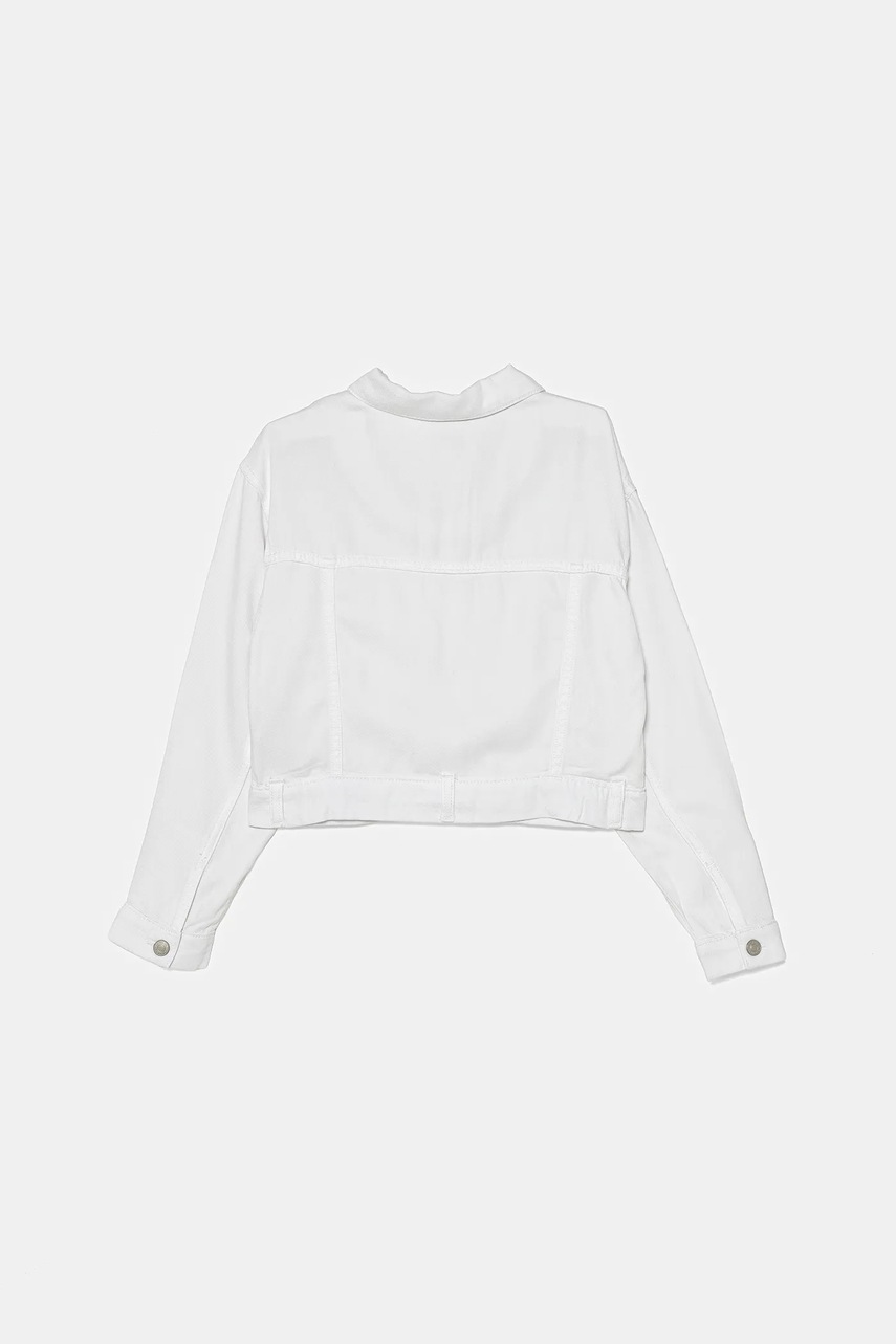 Детская куртка United Colors of Benetton цвет белый 21AQCN060 Детская куртка United Colors of Benetton цвет белый 21AQCN060