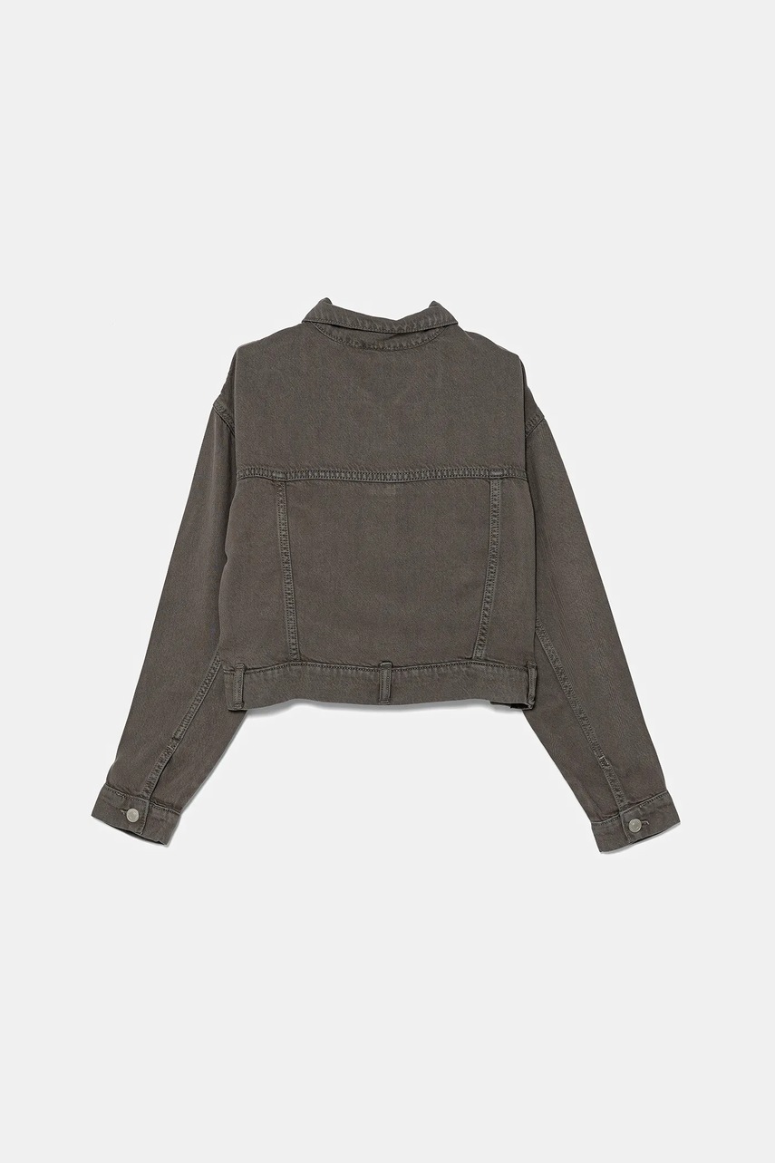 Детская куртка United Colors of Benetton цвет серый 21AQCN060 Детская куртка United Colors of Benetton цвет серый 21AQCN060
