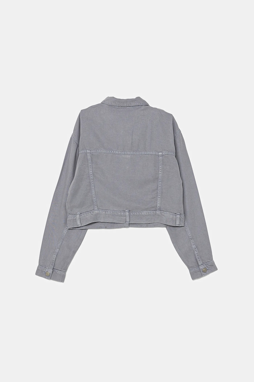 Детская куртка United Colors of Benetton цвет фиолетовый 21AQCN060 Детская куртка United Colors of Benetton цвет фиолетовый 21AQCN060