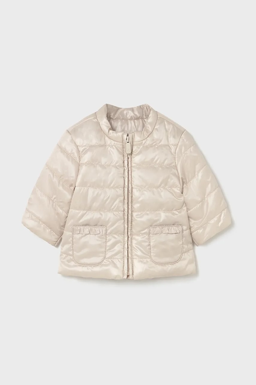 Mayoral Newborn geaca bebe culoarea bej, 1478