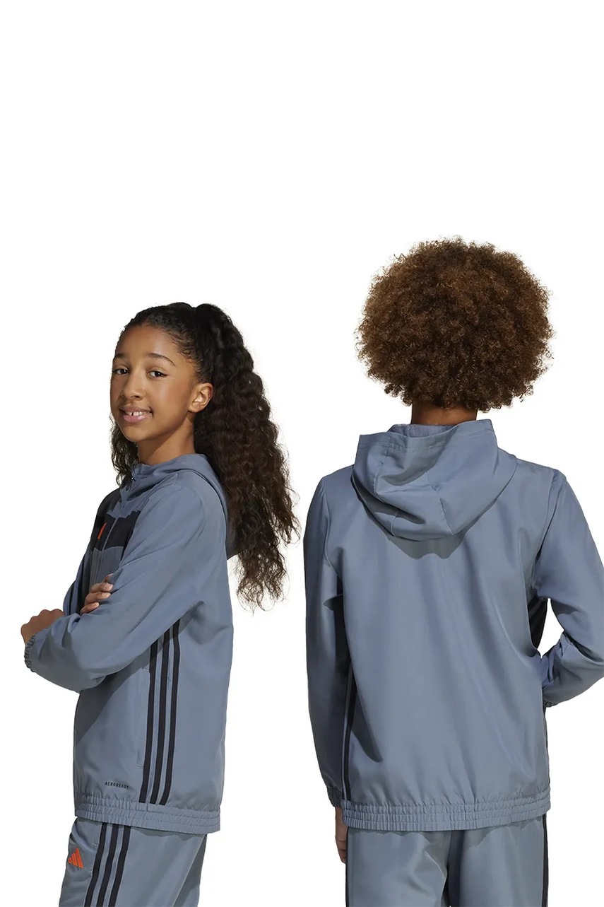 Детская куртка adidas Performance цвет серый JD0631 в Ивано-Франковске Детская куртка adidas Performance цвет серый JD0631 в Ивано-Франковске