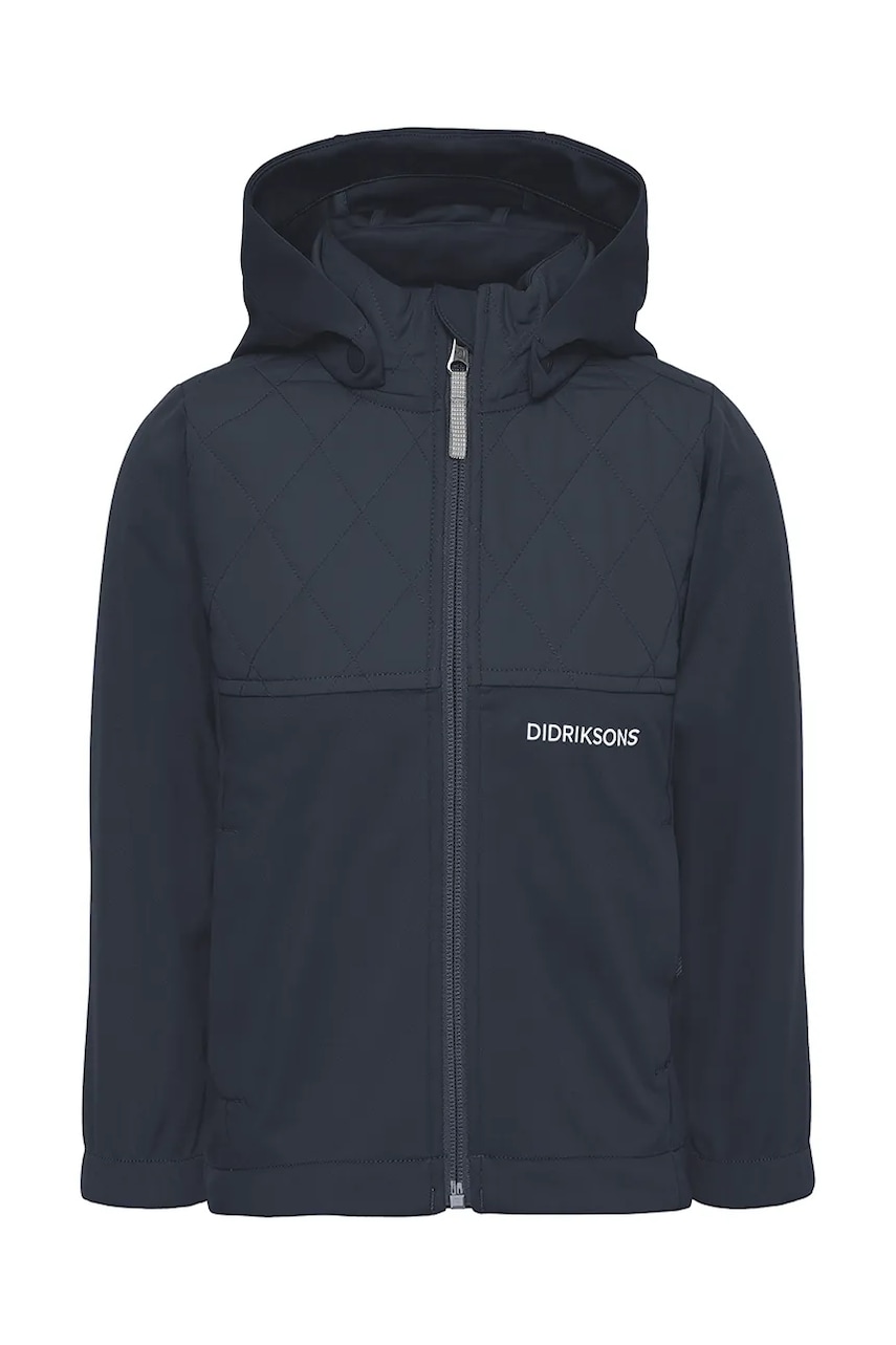 Дитяча куртка Didriksons BRISKA KIDS JKT колір синій 505655