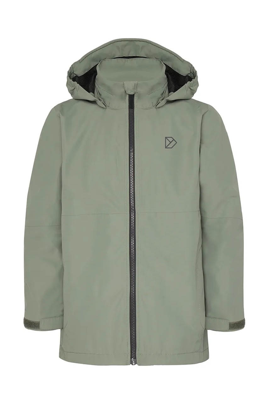 Дитяча куртка Didriksons PIKO KIDS JACKET колір зелений 505725