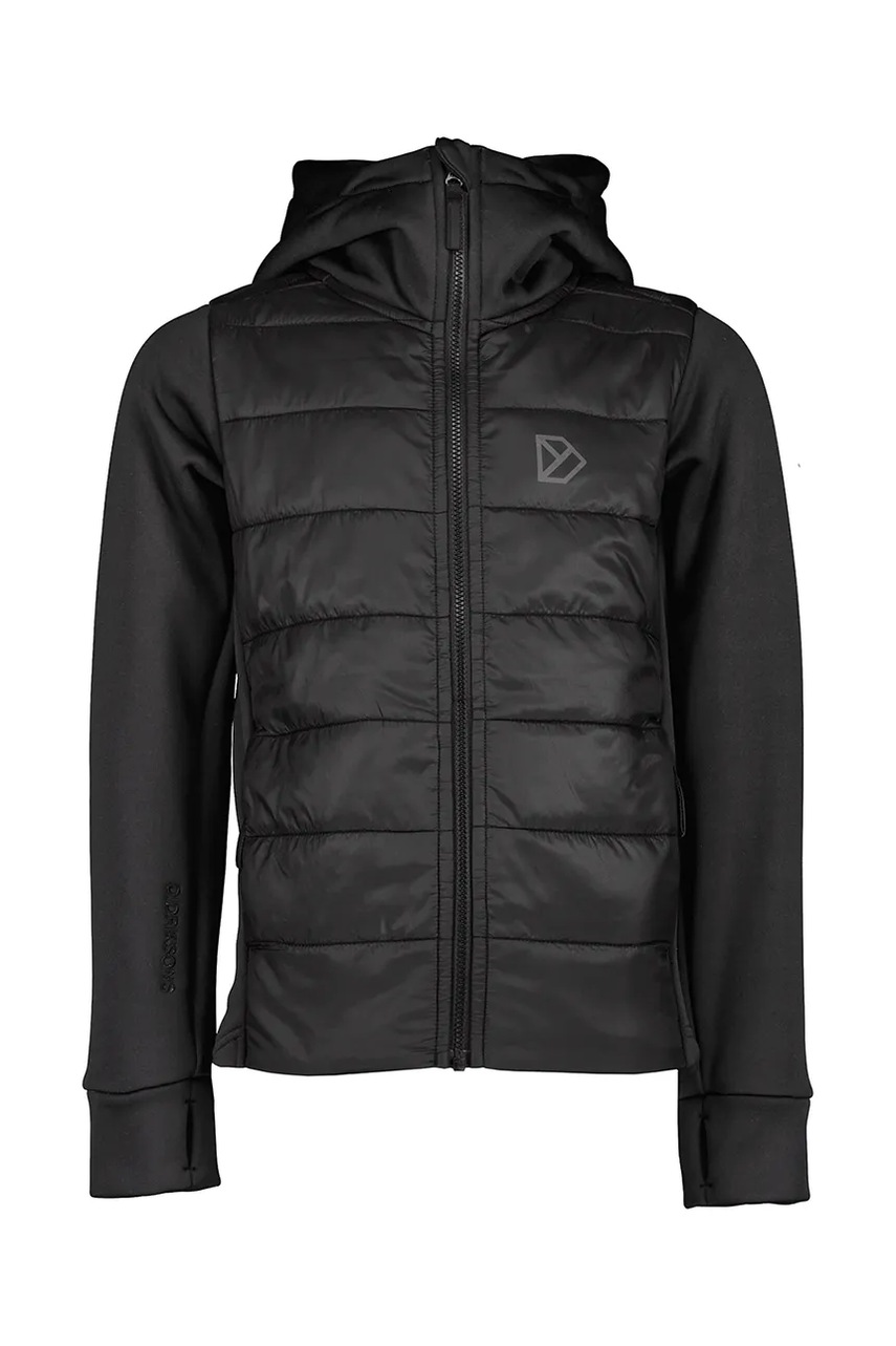 Дитяча куртка Didriksons KAPRIS KIDS FZ колір чорний 505783