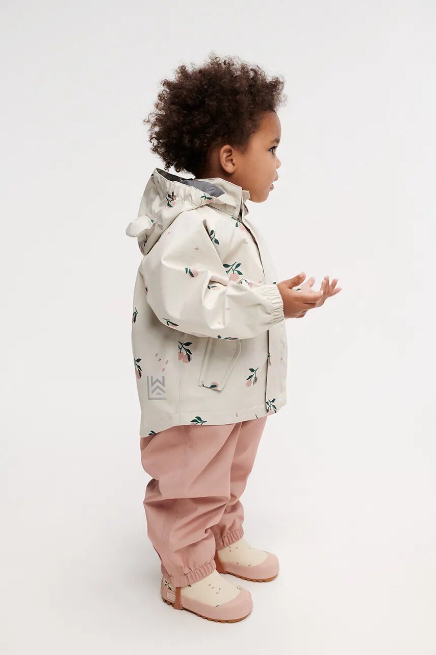 Liewood compleu copii Manu Rainwear Set culoarea portocaliu, LW19910