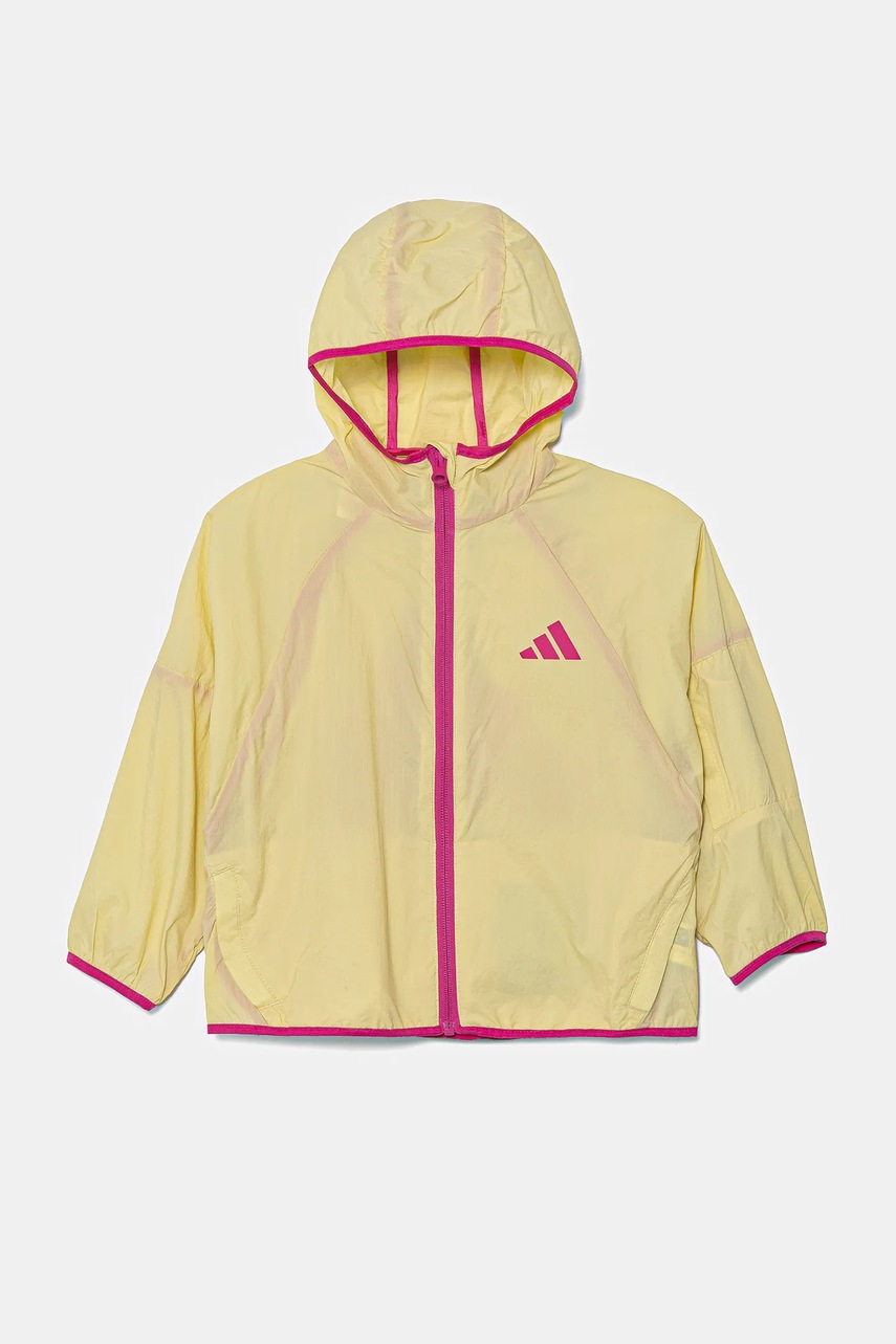 Детская куртка adidas цвет жёлтый JC9437 Детская куртка adidas цвет жёлтый JC9437