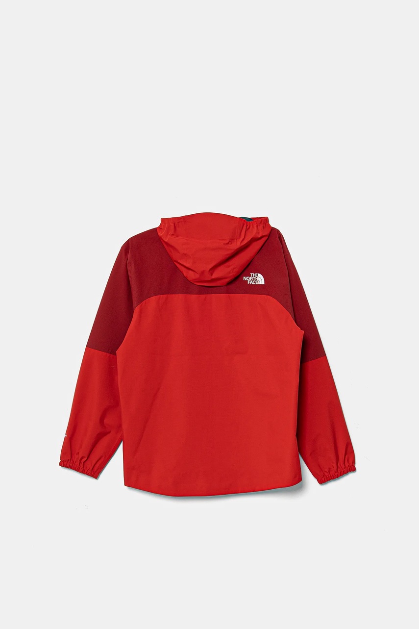 Дитяча куртка The North Face TEEN HIKE PACKABLE SHELL колір червоний NF0A8AY47IR1