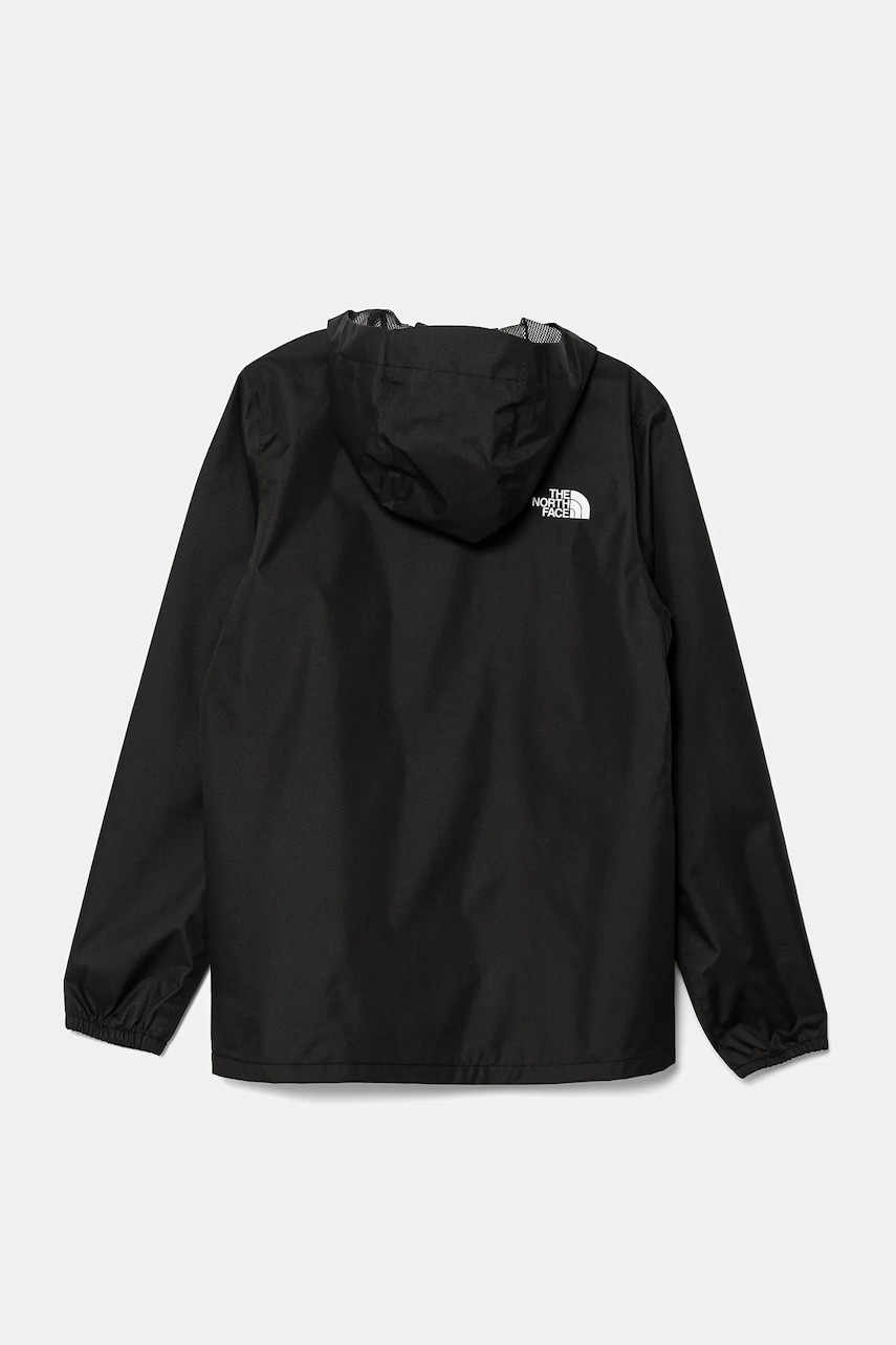 Детская куртка The North Face TEEN ZIPLINE RAIN JACKET цвет чёрный NF0A8B7ZJK31 Детская куртка The North Face TEEN ZIPLINE RAIN JACKET цвет чёрный NF0A8B7ZJK31