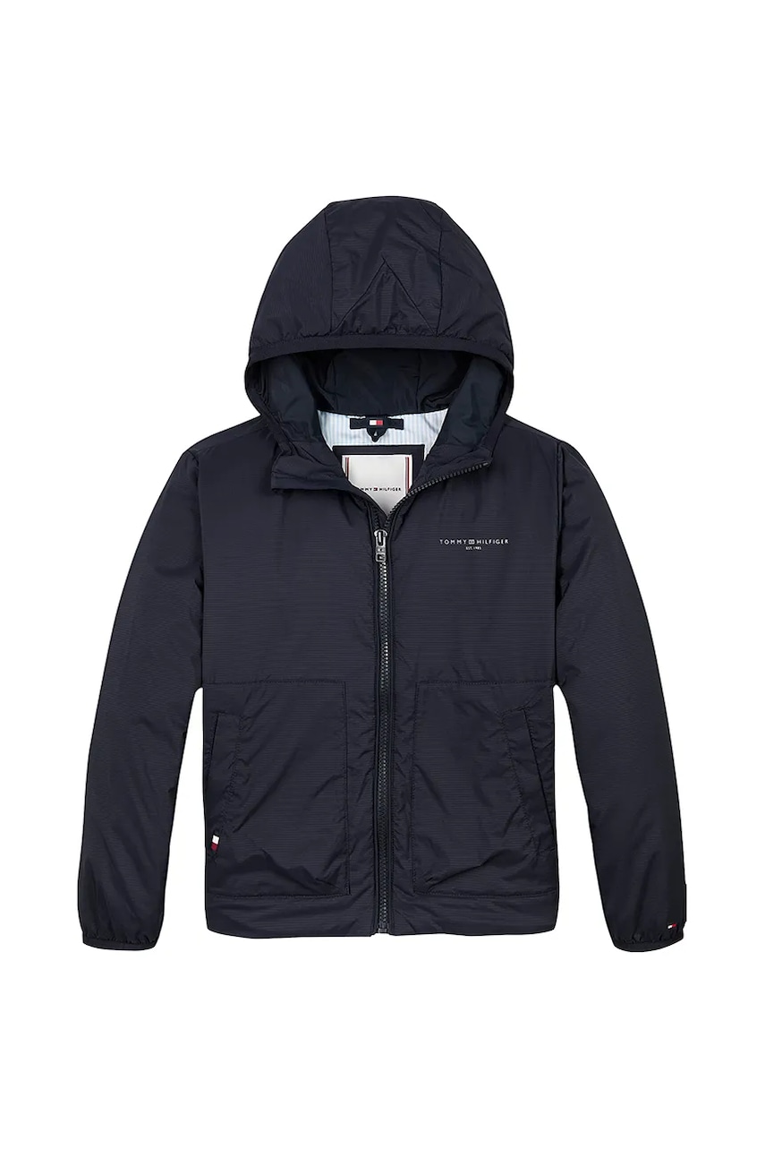 Детская куртка Tommy Hilfiger цвет синий KS0KS00628 Детская куртка Tommy Hilfiger цвет синий KS0KS00628