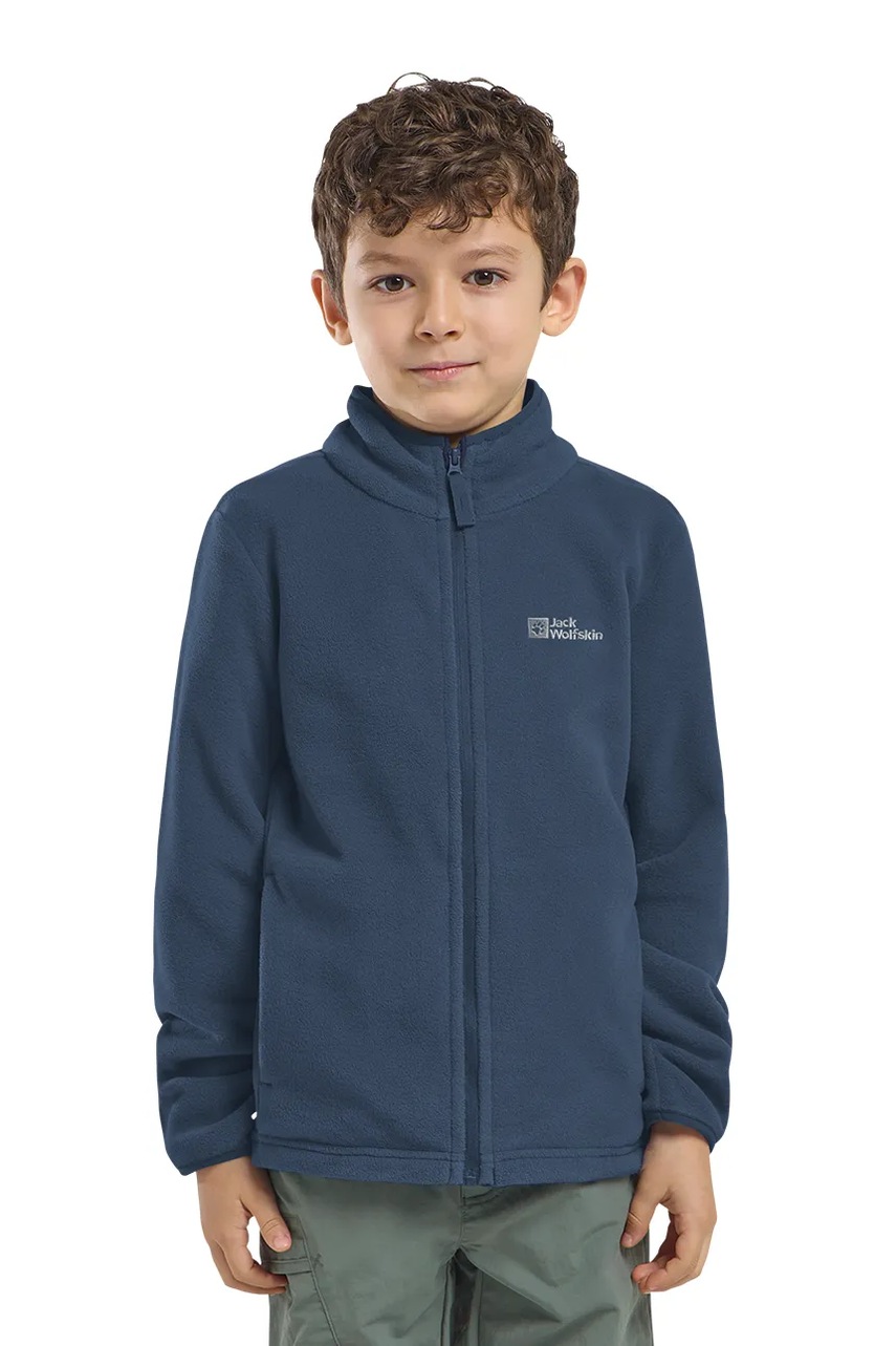 Jack Wolfskin bluză copii TAUNUS JACKET K culoarea bleumarin, 1609482