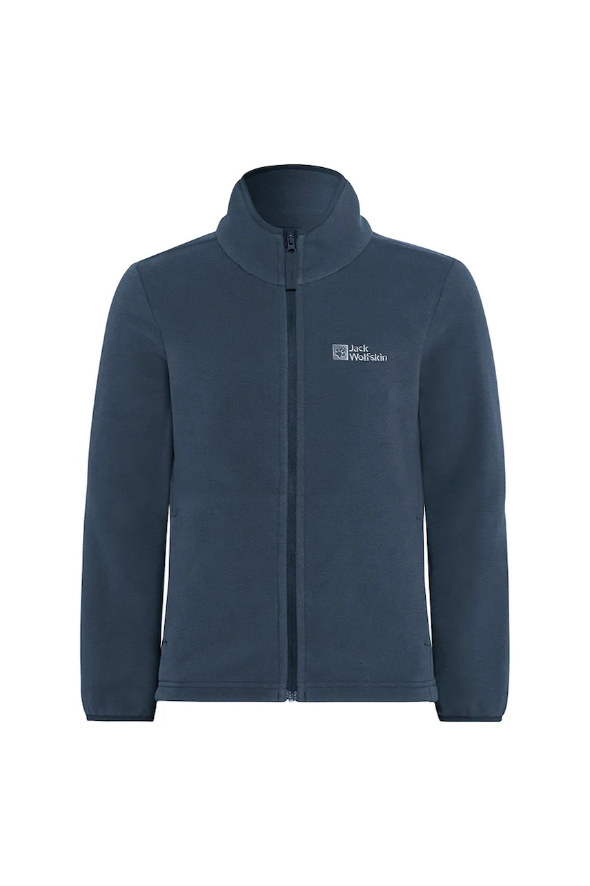 Детская кофта Jack Wolfskin TAUNUS JACKET K цвет синий 1609482 Детская кофта Jack Wolfskin TAUNUS JACKET K цвет синий 1609482