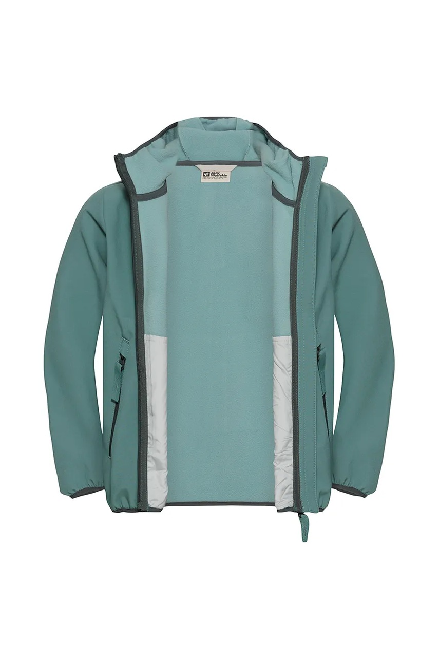 Детская куртка Jack Wolfskin FOURWINDS JACKET KIDS цвет зелёный A61854