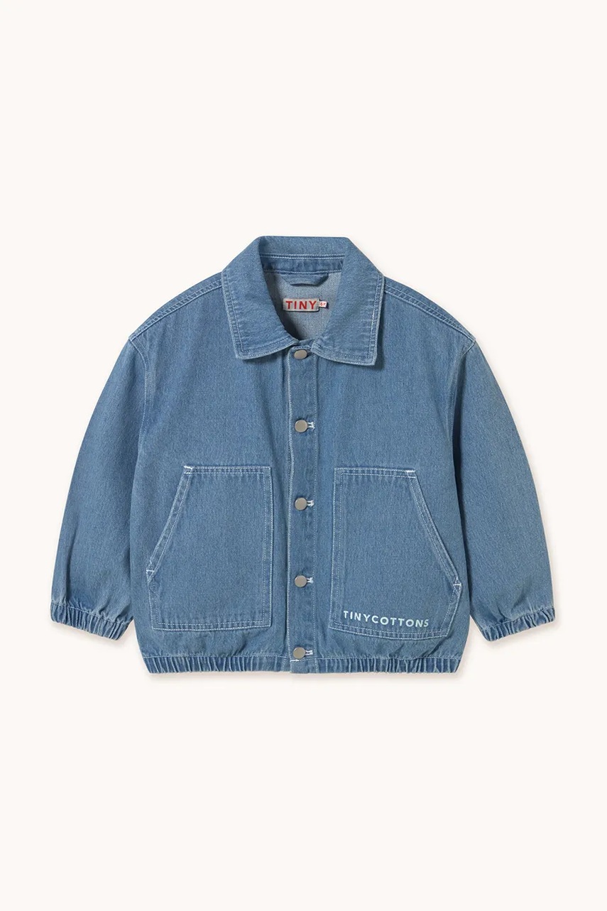 Дитяча джинсова куртка Tinycottons GRAPHIC DENIM JACKET SS25-241
