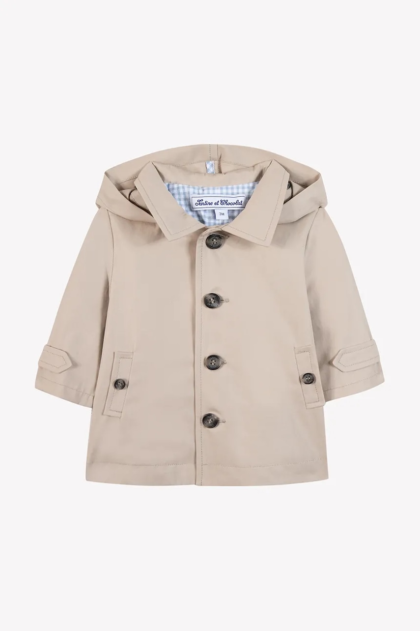 Tartine et Chocolat trenci culoarea bej, CA44011