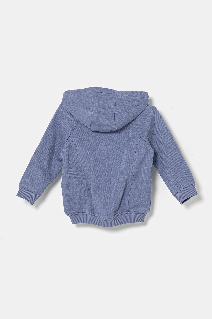 Детская кофта United Colors of Benetton цвет фиолетовый с капюшоном однотонная 3Z4JA501K Детская кофта United Colors of Benetton цвет фиолетовый с капюшоном однотонная 3Z4JA501K