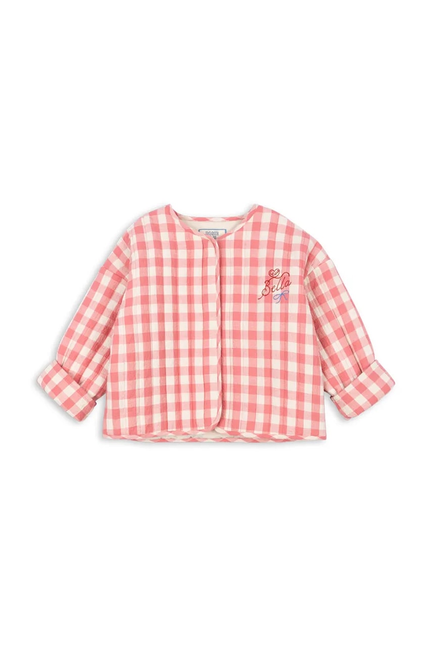 Дитяча бавовняна куртка Konges Sløjd RHW x KS BELLA JACKET колір червоний Rosie Huntington Whiteley KS103589 в Днепрі Дитяча бавовняна куртка Konges Sløjd RHW x KS BELLA JACKET колір червоний Rosie Huntington Whiteley KS103589 в Днепрі