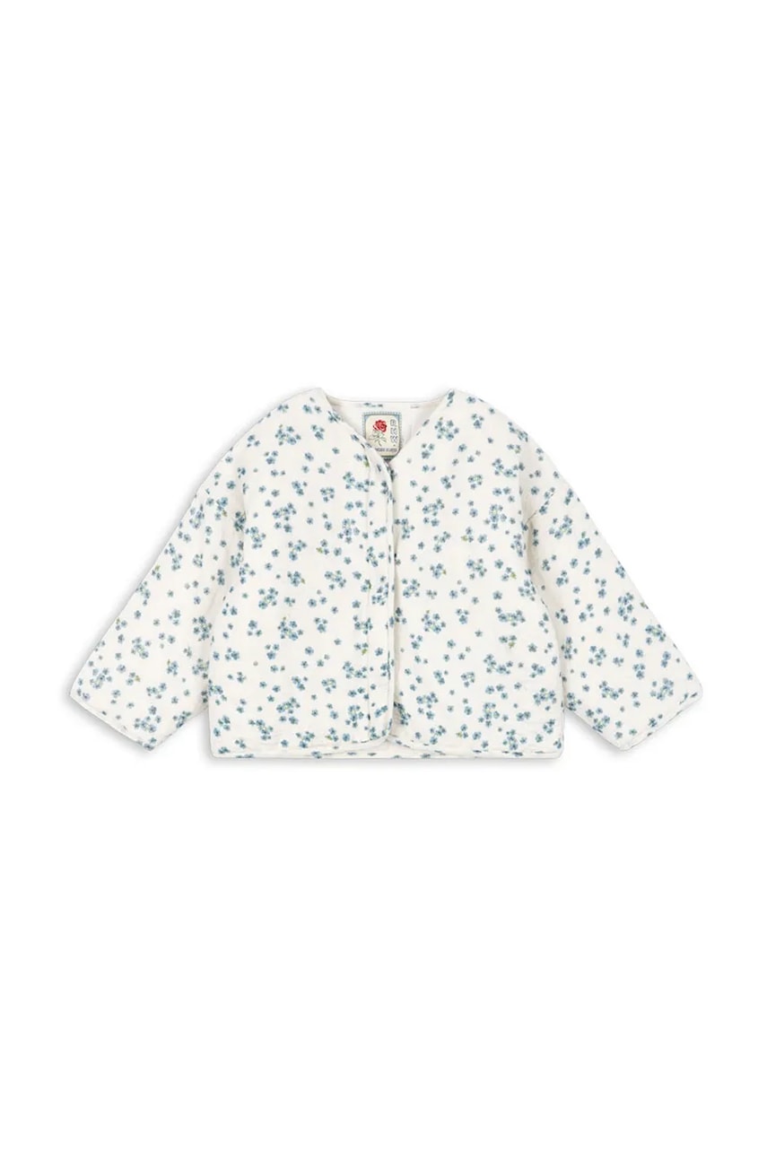 Детская хлопковая куртка Konges Sløjd RHW X KS MIOBLU JACKET цвет бежевый Rosie Huntington Whiteley KS103613 Детская хлопковая куртка Konges Sløjd RHW X KS MIOBLU JACKET цвет бежевый Rosie Huntington Whiteley KS103613