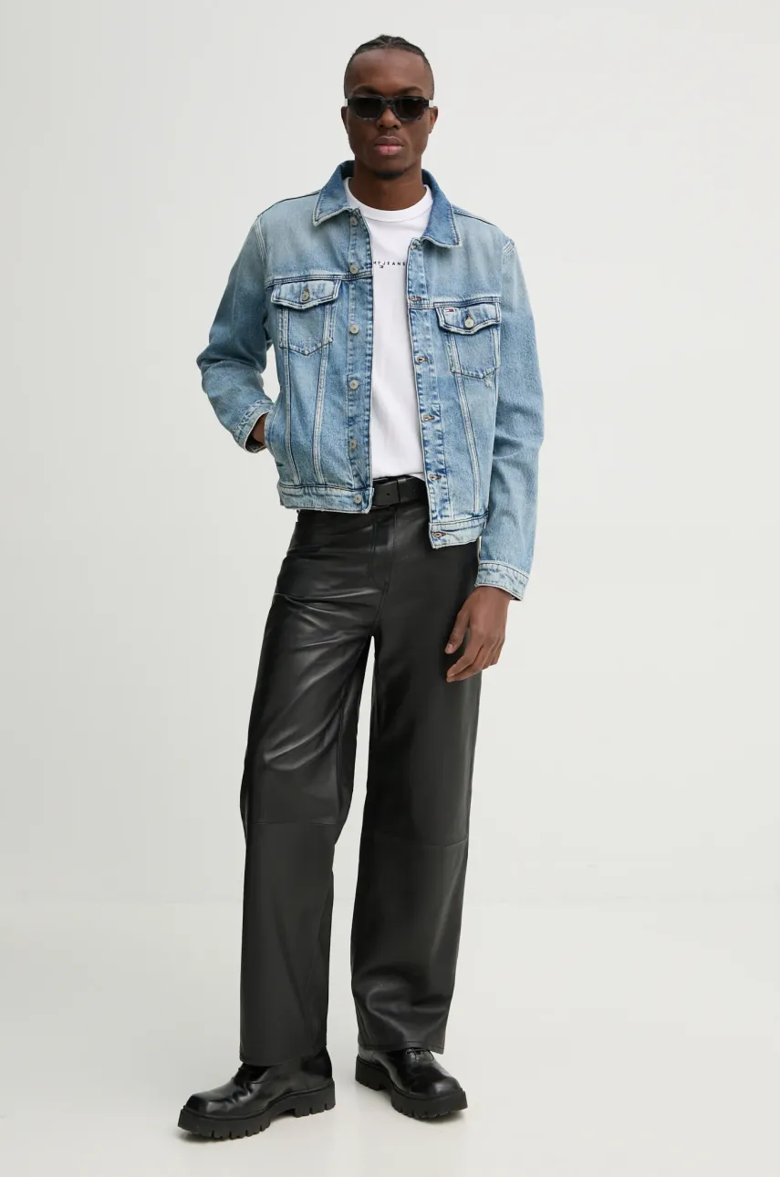 Джинсовая куртка Tommy Jeans мужская переходная DM0DM21098 Джинсовая куртка Tommy Jeans мужская переходная DM0DM21098