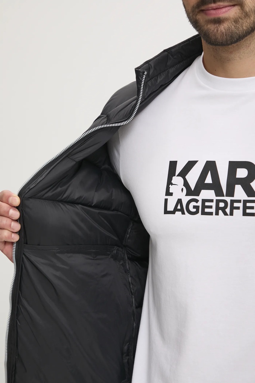 Куртка Karl Lagerfeld колір чорний зимова 551590.505090 